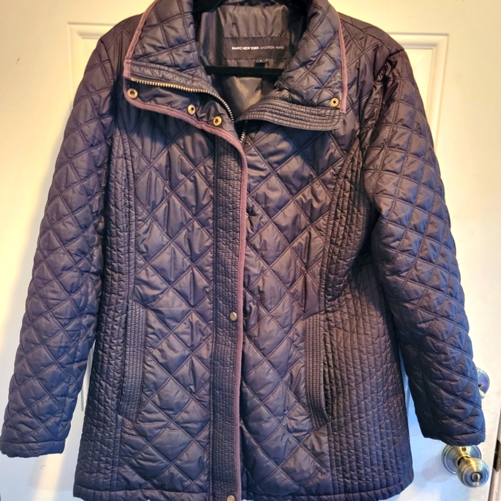 Marc New York Andrew Marc Coat, Size Medium, Black